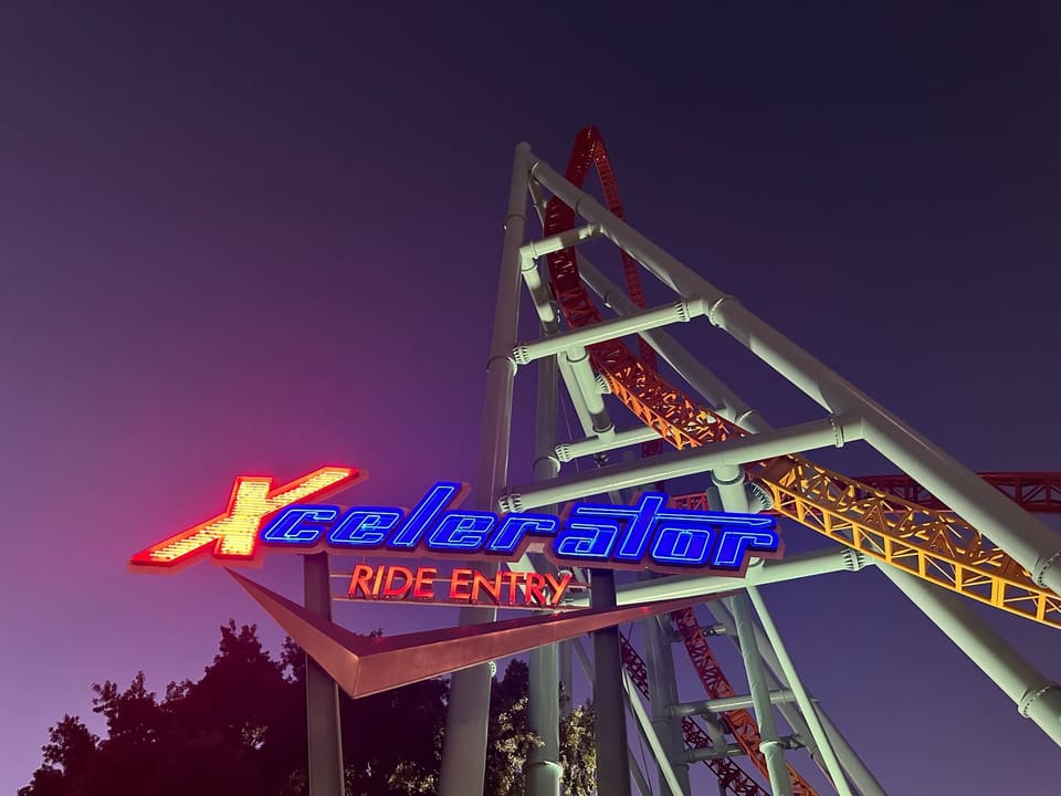 Xcelerator, photographed by @calecoasters