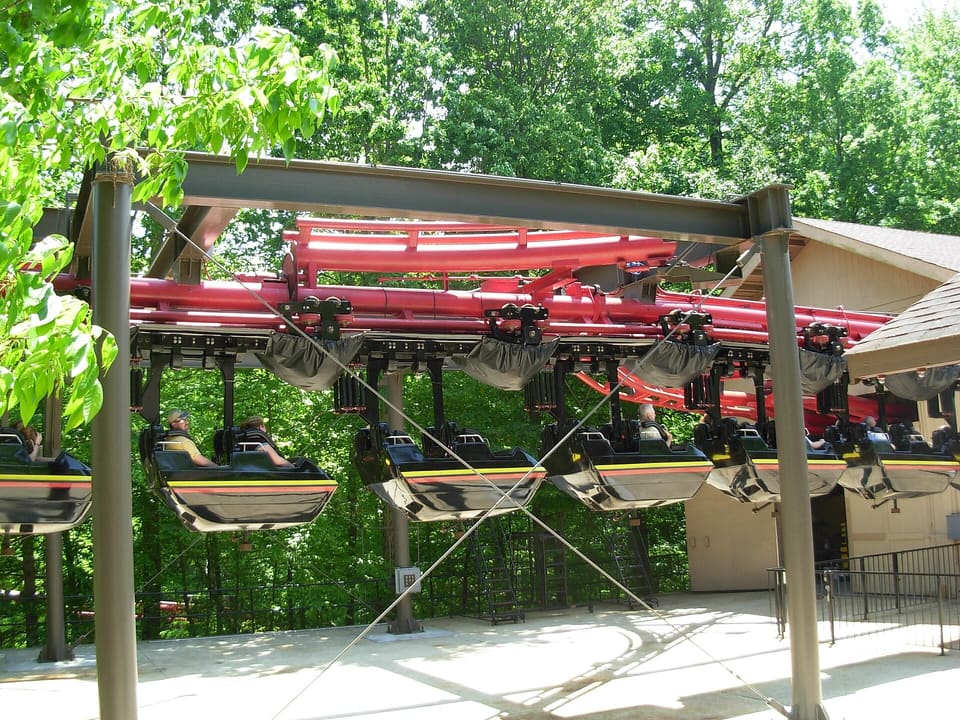 Big Bad Wolf — Suspended coaster, Busch Gardens Williamsburg