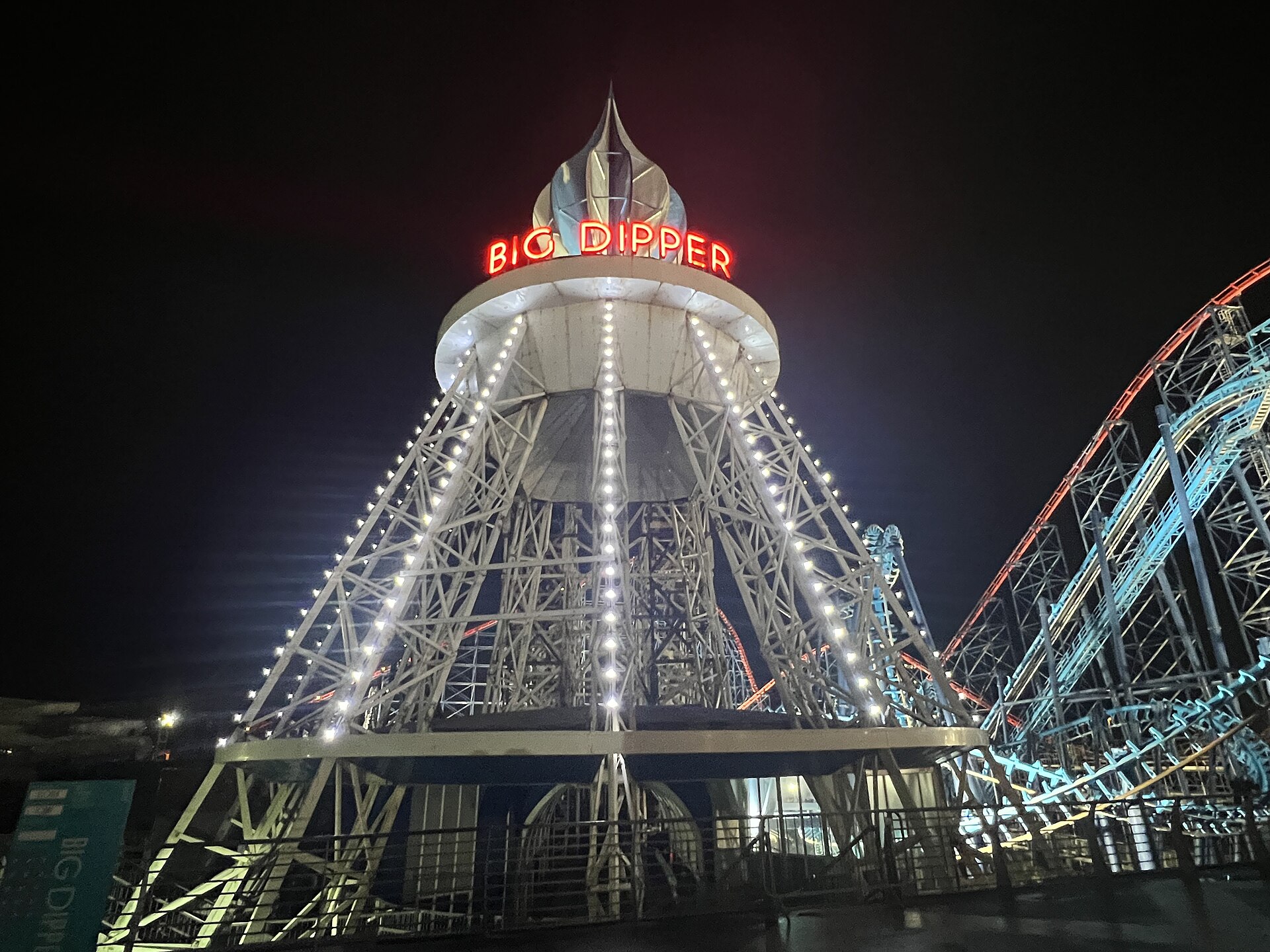 Big Dipper — Classic wooden out-and-back, Blackpool Pleasure Beach