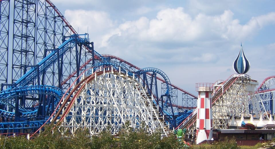 Big Dipper — Classic wooden out-and-back, Blackpool Pleasure Beach