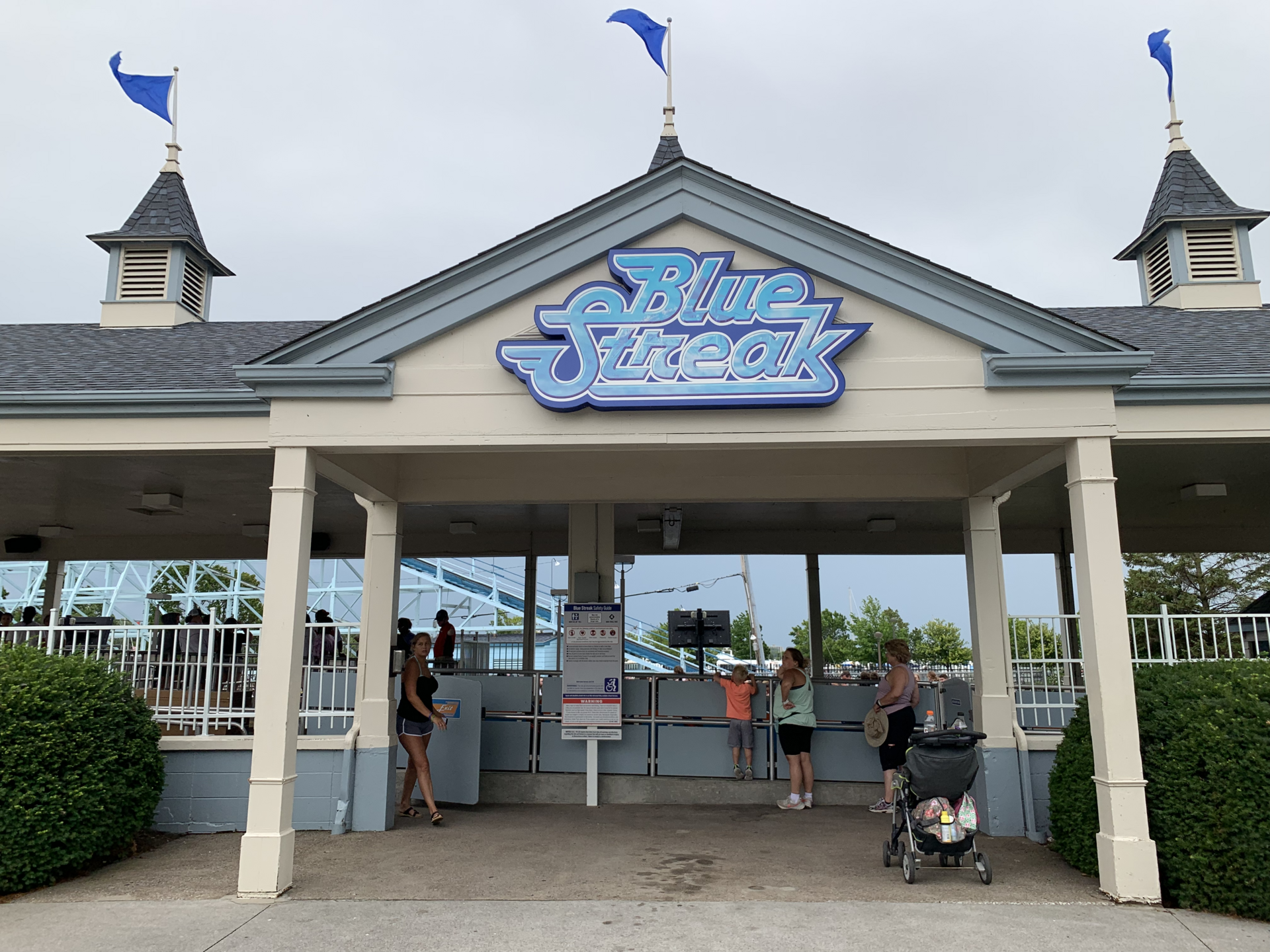 Blue Streak — John Allen out-and-back, Cedar Point