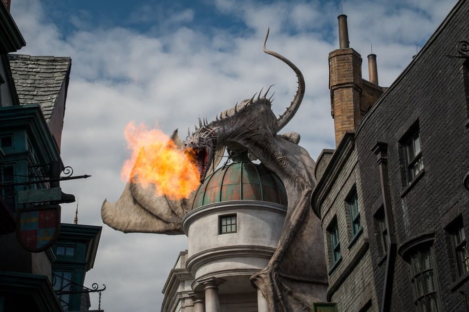 Harry Potter and the Escape from Gringotts — Multi-Dimensional Coaster, Universal Studios Florida