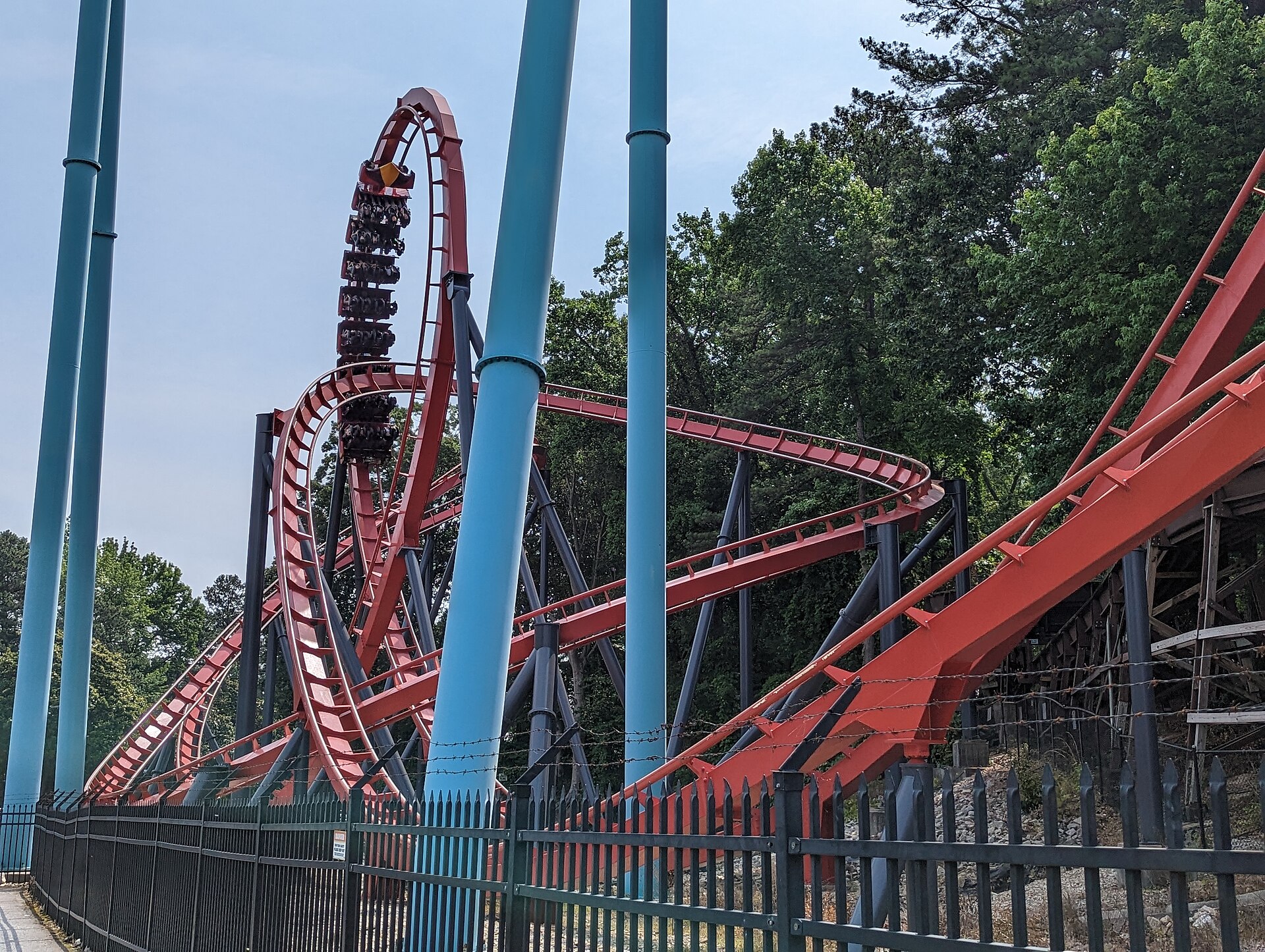 Georgia Scorcher — Stand-Up Coaster, Six Flags Over Georgia