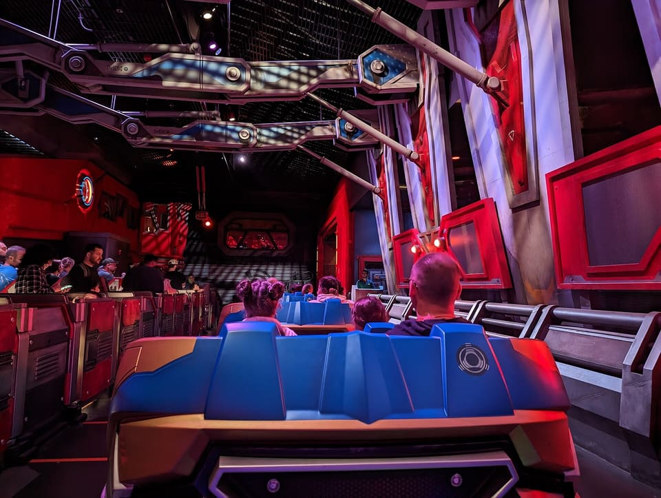 Guardians of the Galaxy: Cosmic Rewind — Reverse-launch spinning coaster, EPCOT