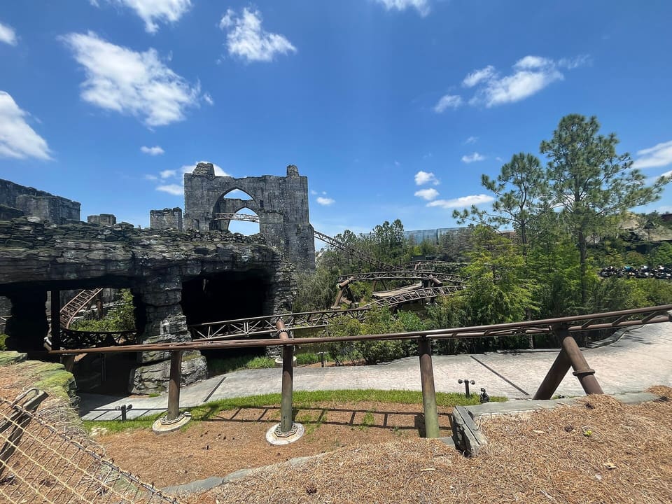 Hagrid's Magical Creatures Motorbike Adventure — Motorbike launch coaster, Islands of Adventure