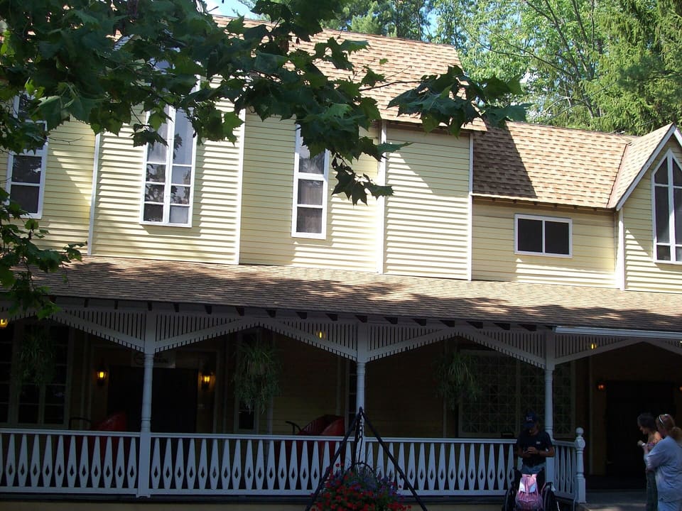 Haunted Mansion — In-house dark ride using salvaged Pretzel cars and track, Knoebels Amusement Resort
