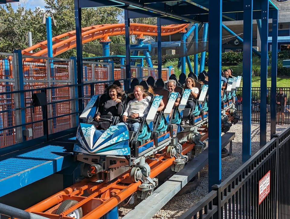 Ice Breaker — Launch Coaster, SeaWorld Orlando