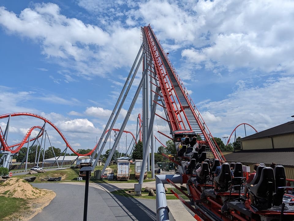 Intimidator — Hyper Coaster, Carowinds