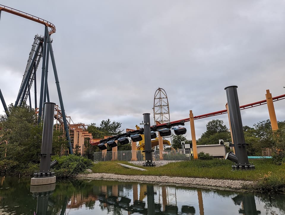 Iron Dragon — Suspended Coaster, Cedar Point