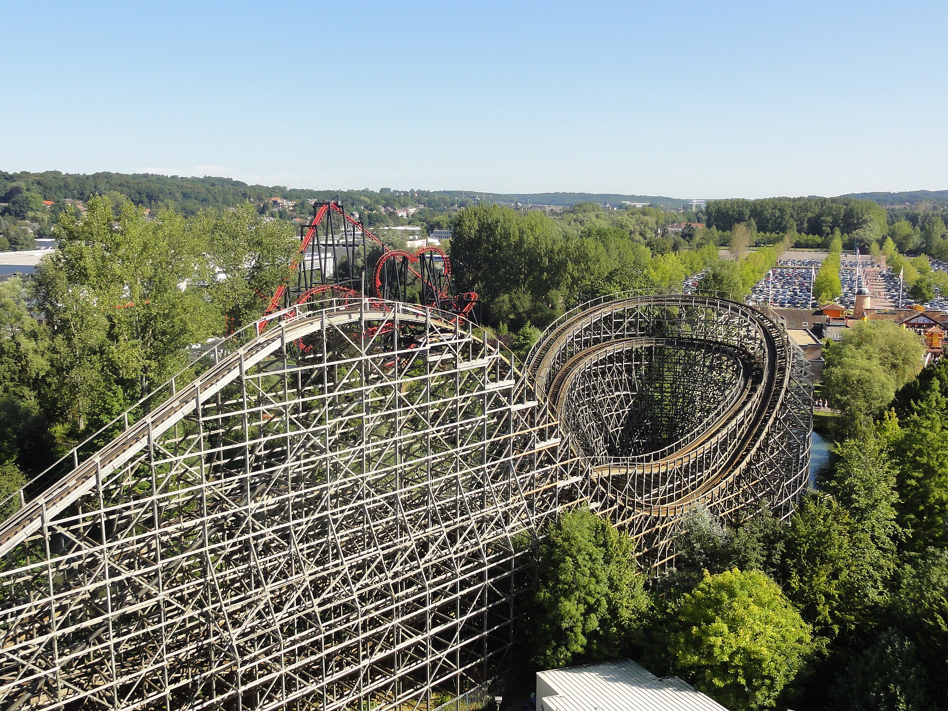 Loup-Garou — Vekoma wooden coaster, Walibi Belgium
