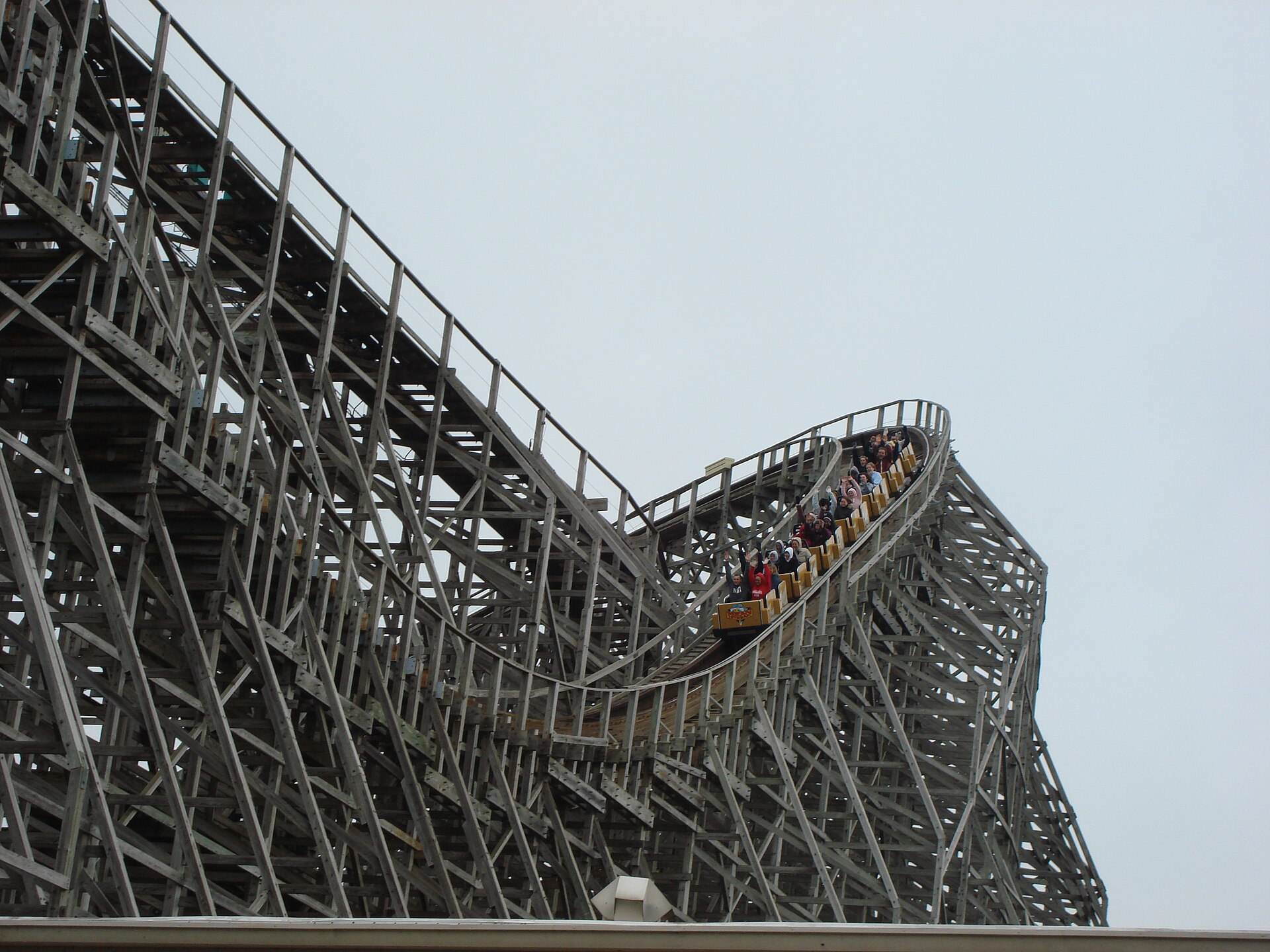 Mean Streak — Wooden coaster (Curtis D. Summers design), Cedar Point