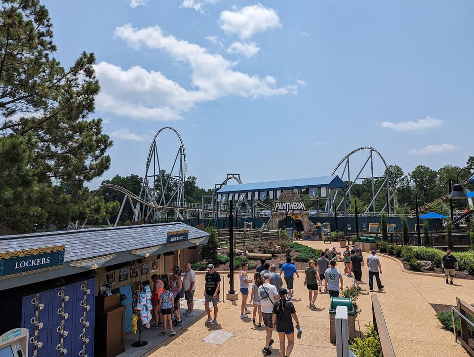 Pantheon — Multi-Launch (LSM) Coaster, Busch Gardens Williamsburg