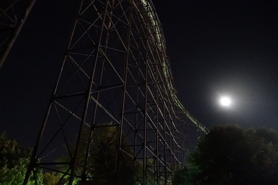Phantom's Revenge — Hyper Coaster (rebuild of Arrow's Steel Phantom), Kennywood