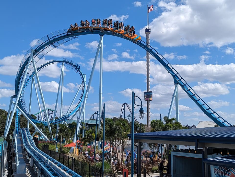 Pipeline: The Surf Coaster — Surf Coaster, SeaWorld Orlando
