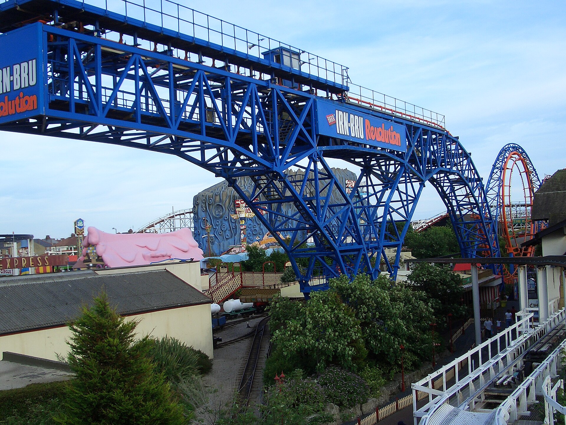 Revolution — Shuttle Loop (Launched Loop), Blackpool Pleasure Beach