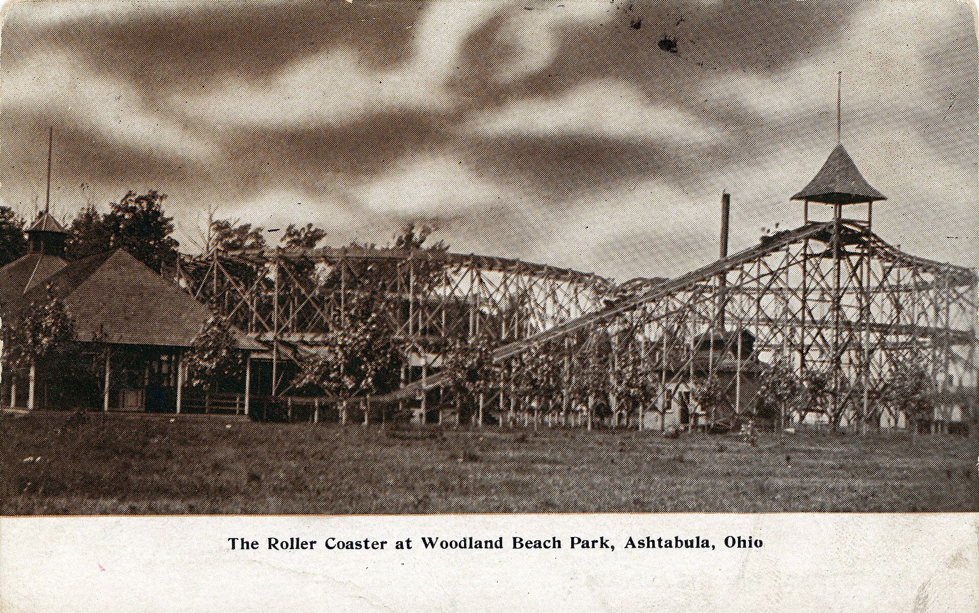 Roller Coaster — Scenic Railway (brakeman-operated), Great Yarmouth Pleasure Beach