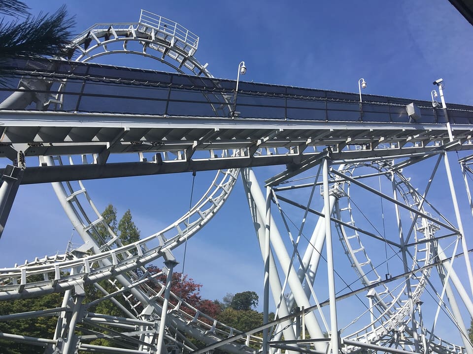 Rolling X-Train — Looping Coaster, Everland