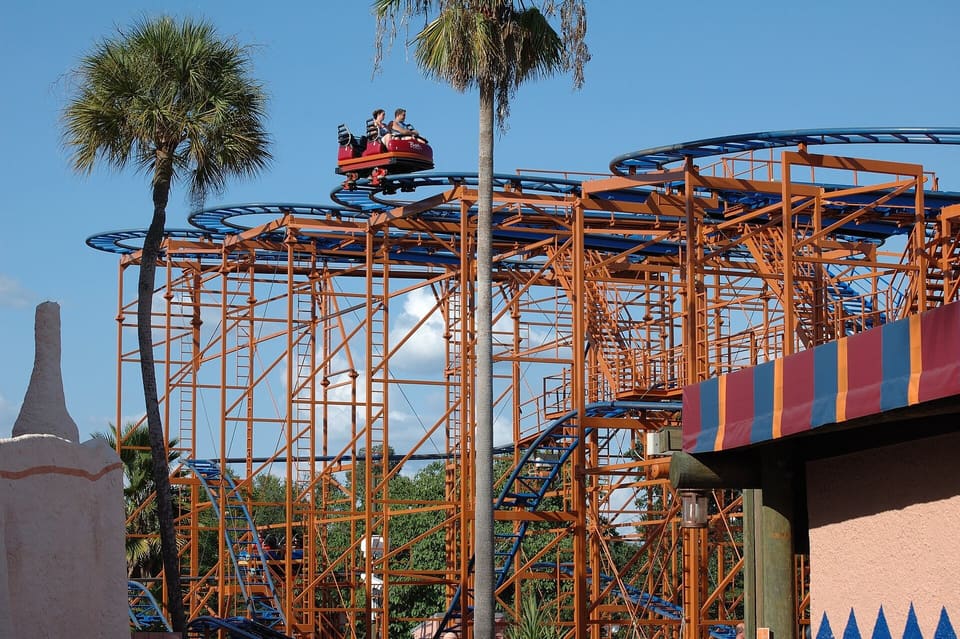 Sand Serpent — Wild Mouse, Busch Gardens Tampa Bay