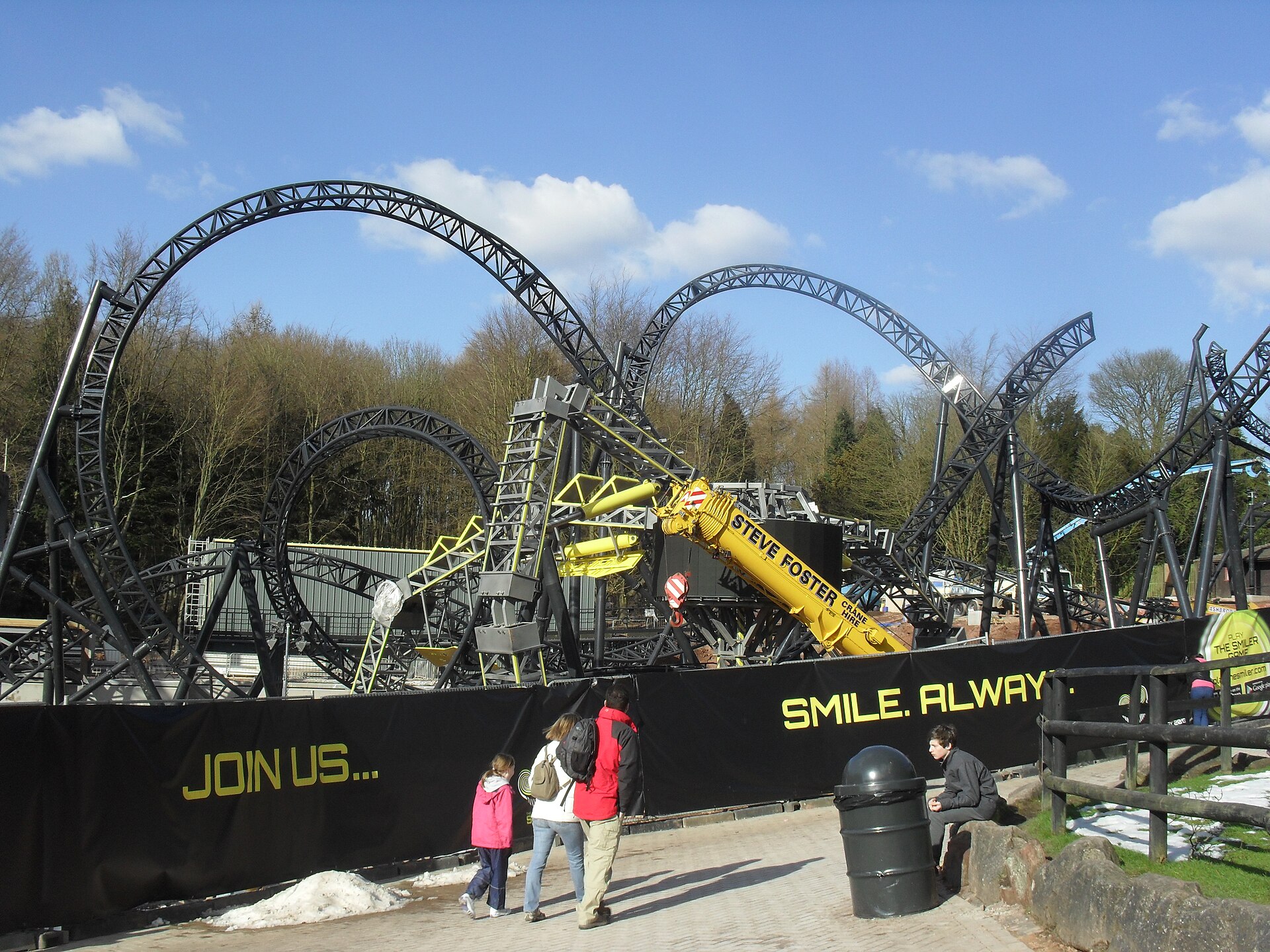 The Smiler — Infinity Coaster, Alton Towers