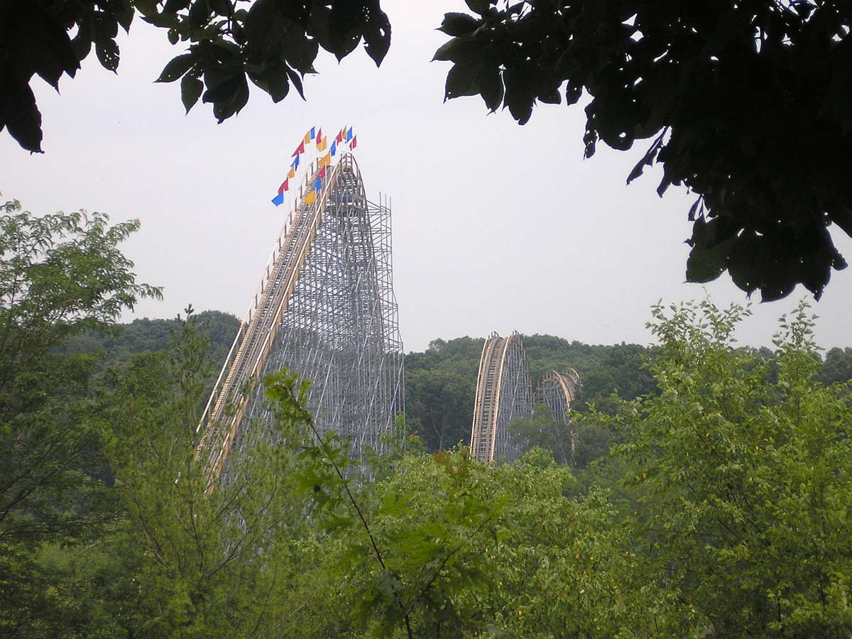 The Voyage — Wooden Terrain Coaster, Holiday World