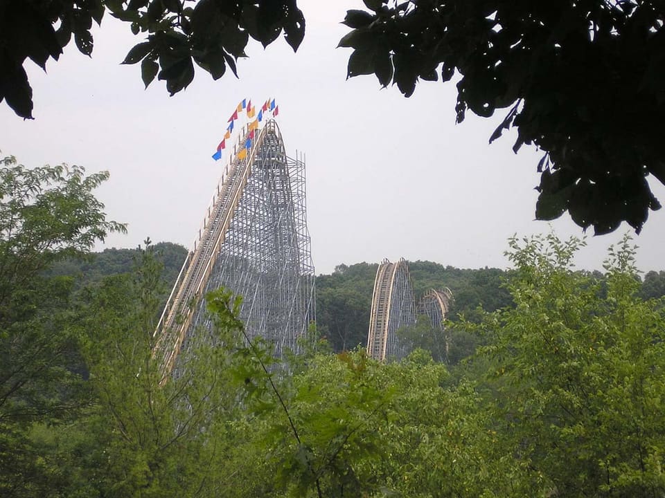 The Voyage — Wooden Terrain Coaster, Holiday World
