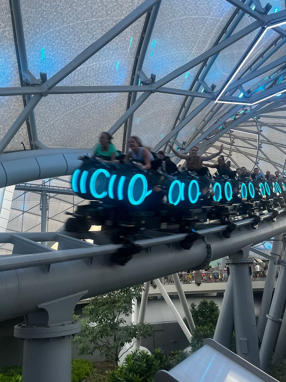 TRON Lightcycle Run — Motorbike coaster, Magic Kingdom