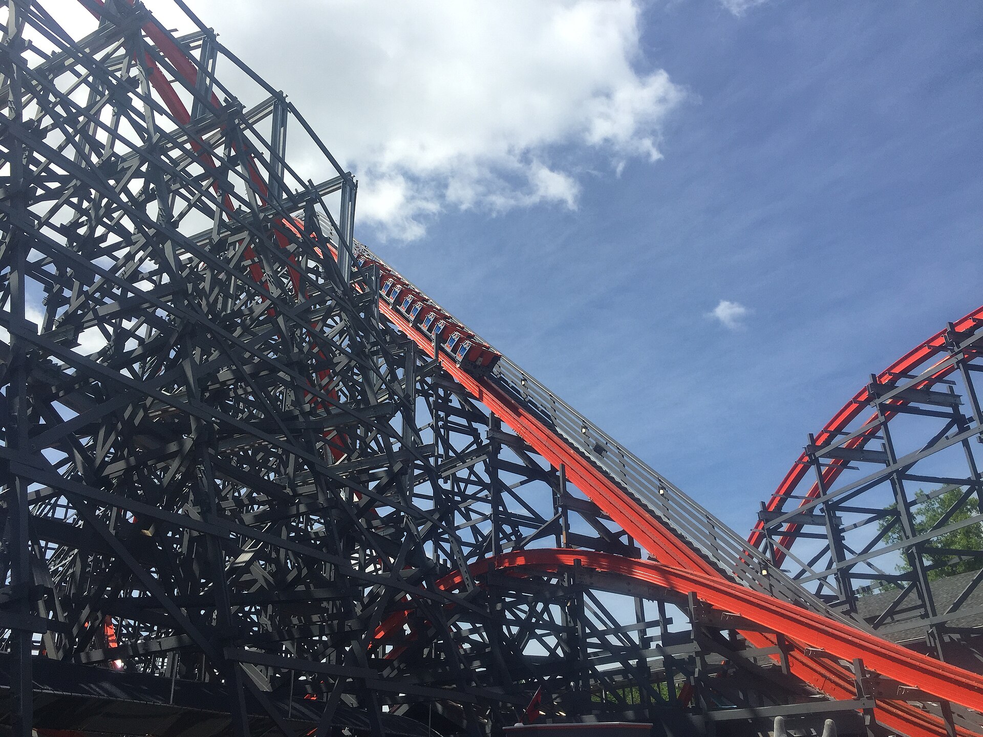 Wicked Cyclone — IBox Track (Cyclone conversion), Six Flags New England