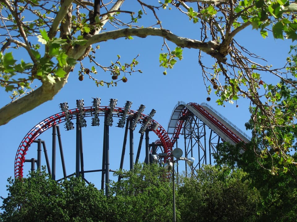 X2 — 4th Dimension Coaster (opened 2002 as X, relaunched as X2 in 2008), Six Flags Magic Mountain